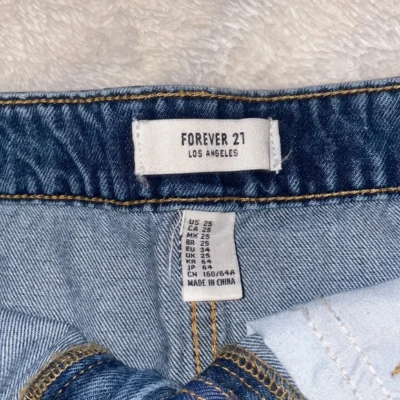 ITEM: Forever 21 Denim Skirt | SIZE: US 25 | COLOR: Blue - Picture 5 of 5